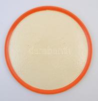 Carstens Uffrecht tál, mázas kerámia, jelzett, hibátlan, d: 30,5 cm