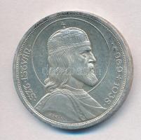 1938. 5P Ag "Szent István" T:2 ph.  Adamo P8.1