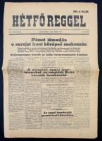 1942 A Hétfő Reggel IV. évfolyamának 14. száma a szovjet frontról szóló hírekkel