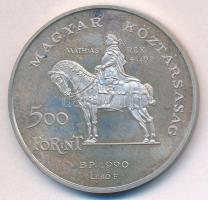 1990. 500Ft Ag "Mátyás király / Beatrix" T:2(PP)
Adamo EM113