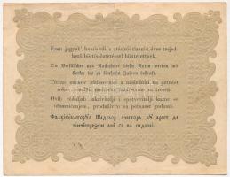 1848. 10Ft "Kossuth Bankó" T:III kis szakadás 
Adamo G111