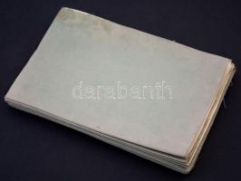 1911 Budapest Székesfőváros egész területének térképe, Kogutowicz Manó, vászonra kasírozva, a hajtás...