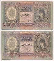 1943. 1000P (2x) T:II,II- fo.  Adamo P21