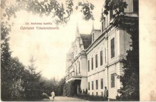 Tőketerebes, Trebisov; gróf Andrássy kastély, Schubernig Péter felvétele / castle (fl)