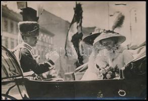 1913 Viktória Lujza porosz hercegnő és Ernő Ágost cumberlandi herceg esküvője 2 db korabeli sajtófot...