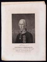 1815 Ferenc császár litografált portréja. / 1815 Lithographic portrait of Francis II. S. A. Oddy. 20...