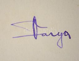 1939 Varga József (1891-1956) kereskedelem és közlekedésügyi miniszter aláírása levélen