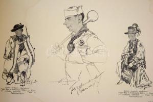 1933 Jamboree album, Budapest-Gödöllő 1933. Szerk.: Radványi Kálmán. Bp., 1933, IV. Világjamboree Tá...