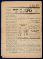1920 Az Ojság, 7 száma, I. évf. 1., 3.,4., 5., 6., 7.,9. számai, Szerk.: Nagy Imre, izraelita viccla...
