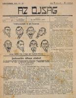 1920 Az Ojság, 7 száma, I. évf. 1., 3.,4., 5., 6., 7.,9. számai, Szerk.: Nagy Imre, izraelita viccla...