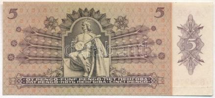 1939. 5P nyomdai papírránc T:I
Adamo P6