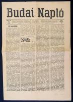 1919 A Budai Napló XVI. évfolyam 611. száma