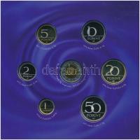 2007. 1Ft-100Ft (7xklf) forgalmi sor dísztokban, valamint 2007. 50Ft  Cu-Ni "50 éves a Római Sz...