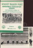 2db biciklis fotó 1 db program füzet