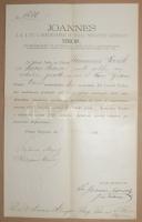 1871. Csernoch János hercegprímás aláírása