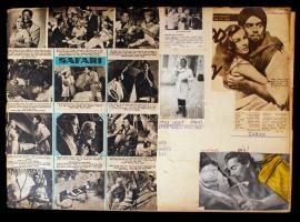 Világ-filmtörténeti gyűjtemény: filmfotók, filmplakátok, újságkivágások, fotók, szinészképek, jelene...