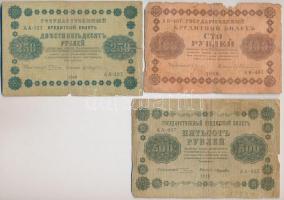 Szocialista Szövetségi Szovjet Köztársaság 1918-1919. 2R-500R (8xklf) T:II-,III,III-
Russian Social...