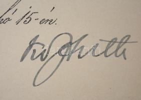 1909 Kossuth Ferenc kereskedelemügyi miniszter által aláírt kinevezési okirat