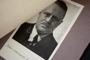 Pintér Jenő (1881-1940) irodalomtörténész által aláírt levél, valamint dedikált arcképe