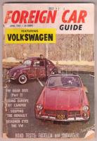 1961-1963 Foreign Car Guide, 2 db Volkswagen autóalkatrész- és reklámkatalógus (USA), az egyik sérült borítóval