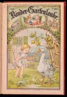 1886 Kinder-Gartenlaube No.1-12., könyvbe kötve, 36 db színes litho képpel, némelyik lapon szakadáss...