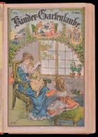 1886 Kinder-Gartenlaube No.1-12., könyvbe kötve, 36 db színes litho képpel, némelyik lapon szakadáss...