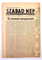 1956 8 db 1956 újság (Szabad Nép 1956. október 14., 19., 21., 23., XIV. évf. 286., 291., 293., 295.;...