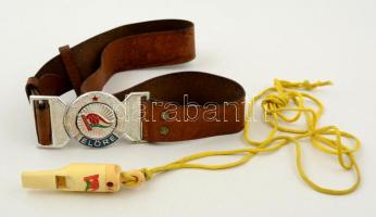 Úttörő öv + síp