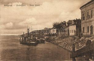Belgrade, Save Quai / quay, steamship