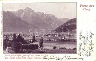 Lienz (Tirol); &#039;Nach glücklicher Ankunft...&#039;  (crease)