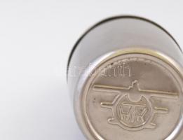 Retró mechanikus fém kávédaráló, jelzett, szép állapotban, m:18 cm