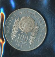 1980. 100Ft Ni "Szovjet-magyar közös űrrepülés" + 1981. 100Ft alpakka "1300 éves Bulg...