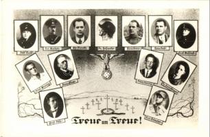 Treue um Treue / Tableau photo of NS (Nazi) officers and soldiers, propaganda (fl)