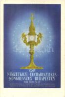 1938 Budapest XXXIV. Nemzetközi Eucharisztikus Kongresszus - 2 db képeslap / 34th International Euch...