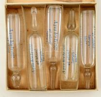 1949 Spergely Béla gyógyszerészeti laboratóriuma Gyógyszeres doboz tartalommal