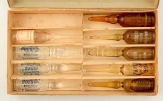 1949 Spergely Béla gyógyszerészeti laboratóriuma Gyógyszeres doboz tartalommal