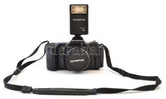 Olympus  OM 101 fényképezőgép+Olympus Electronic Flash T18 vaku, szép állapotban.
