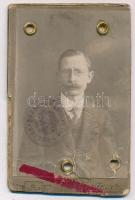 1917 Budapest Székesfőváros Állat- és Növénykertje fényképes bérletjegy