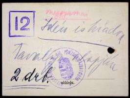 1936 Margitszigeti belépőjegy