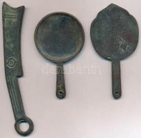 Kínai Császárság DN Ásópénzek és késpénz másolatai (3xklf) T:2-,3
Chinese Empire ND Shovel money an...