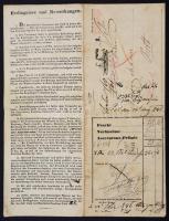 1846 Zimony-Pest  DDSG fuvarlevél / DDSG bill of freight
