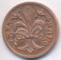 DN Károly Róbert aranyforintjának Cu emlékverete (20mm) T:1-