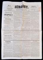 1864 Buda-Pest, A Sürgöny 4. évfolyamának 198. száma