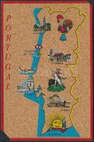54 db VEGYES portugál városképes lap / 54 mixed Portugese town-view postcards