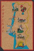 54 db VEGYES portugál városképes lap / 54 mixed Portugese town-view postcards