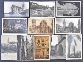 155 db VEGYES spanyol városképes lap / 155 mixed Spanish town-view postcards