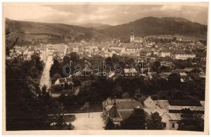 Besztercebánya, Banska Bystrica; látkép (valószínűleg képeslapfüzetből) / general view (probably from postcard booklet)