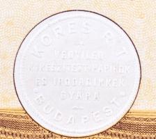 Budapest 1935. "Kores R.T. Vegyileg Kikészített Papírok és Irodacikkek Gyára Budapest" 500...