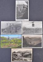 130 db VEGYES osztrák, német és svájci függővasutas képeslap, vegyes minőség / 130 mixed Austrian, Swiss and German cablecars postcards, mixed quality