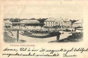 Félixfürdő, Baile Felix; látkép, üdülő, park, W. G. Stoósz kiadása / general view, spa, park (EB)